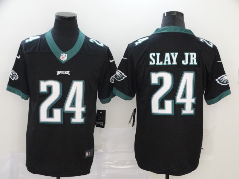 Men's Philadelphia Eagles Darius Slay Jr. #24 Black Jersey